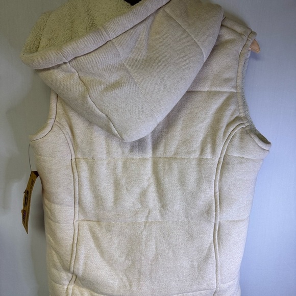 Ruff Hewn Cream Sherpa Lined Jacket - Picture 2 of 4